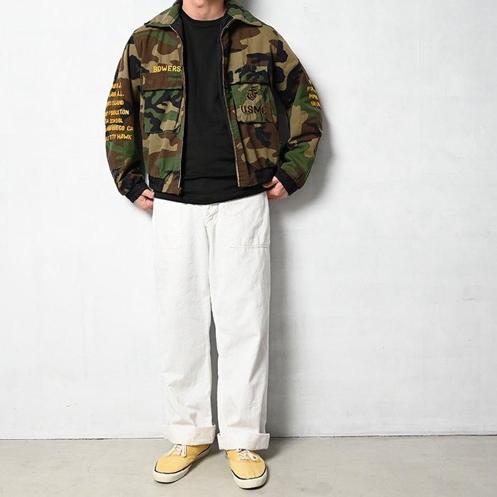 USMC SOUVENIR JACKET WITH SKULL EMBROIDERY（VERY GOOD CONDITION