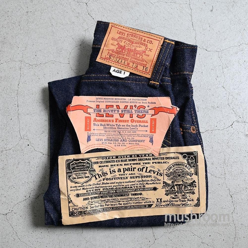 LEVI'S 503ZXX JEANS（DEADSTOCK/1 AGE） - 古着屋 ｜ mushroom 