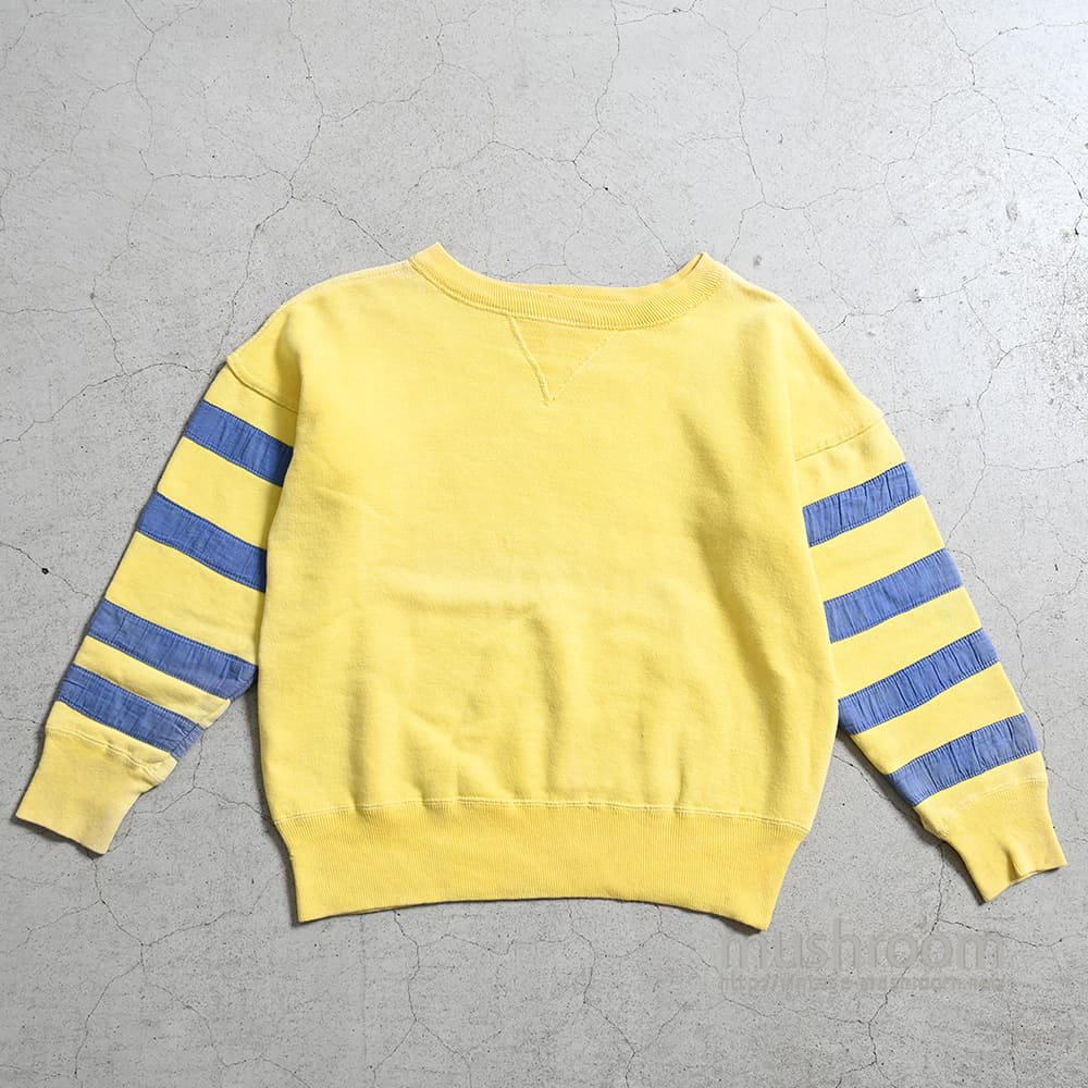 OLD TWO-TONE W/V SWEAT SHIRT（1930'S/GOOD CONDITION） - 古着屋 ｜  mushroom(マッシュルーム)　ヴィンテージクロージングストア