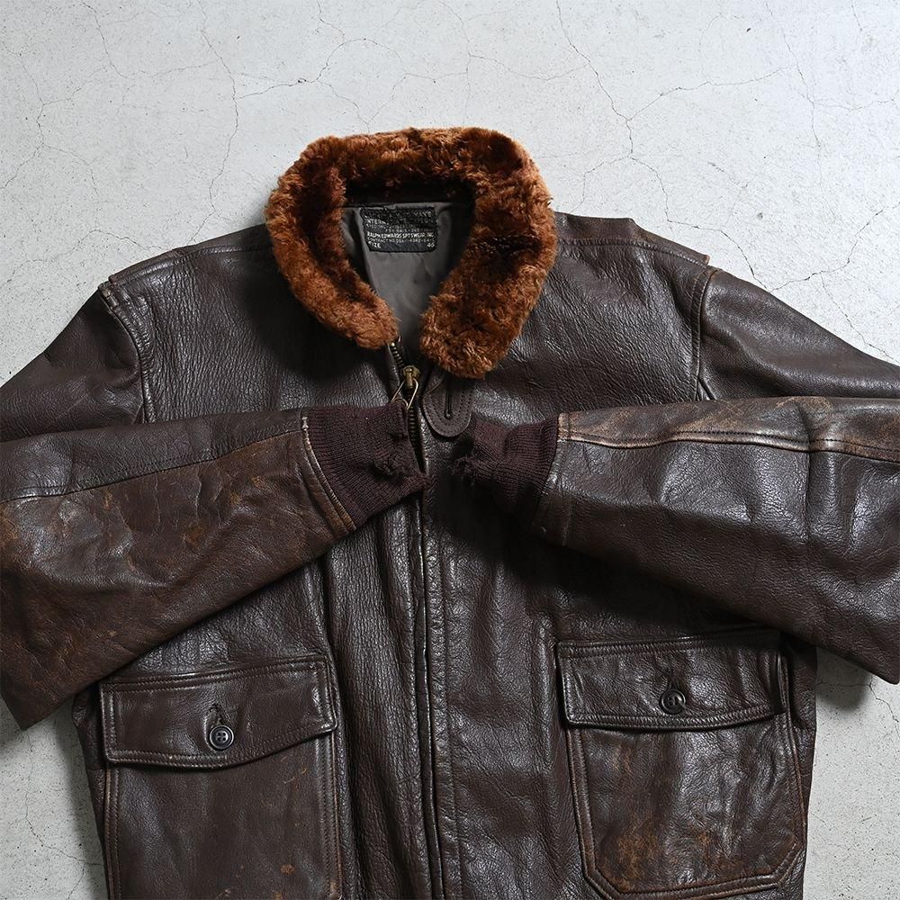 U.S.NAVY 7823C G-1 FLIGHT JACKET（'64/SZ 46/BIG SIZE