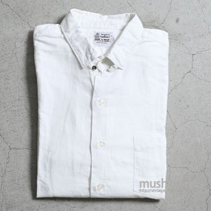 TOWNCRAFT L/S WHITE OXFORD SHIRT1960'S/SZ 16-35/GOOD CONDITION