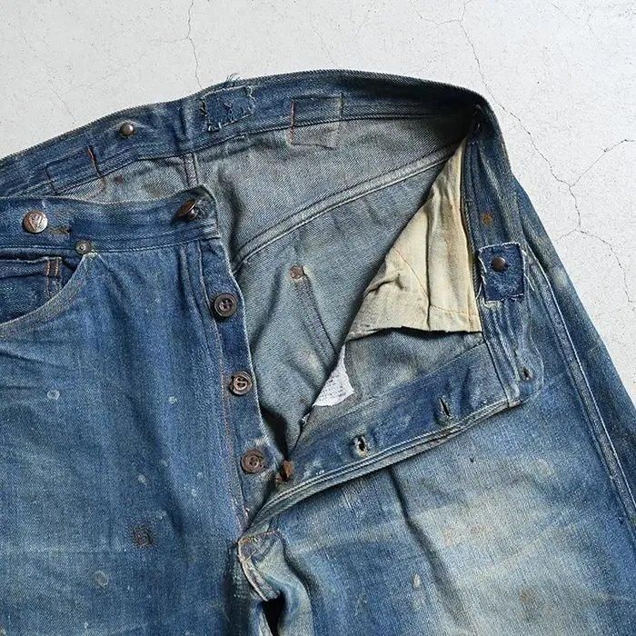 STRONGHOLD DENIM WAIST-OVERALLS（W36L32） - 古着屋