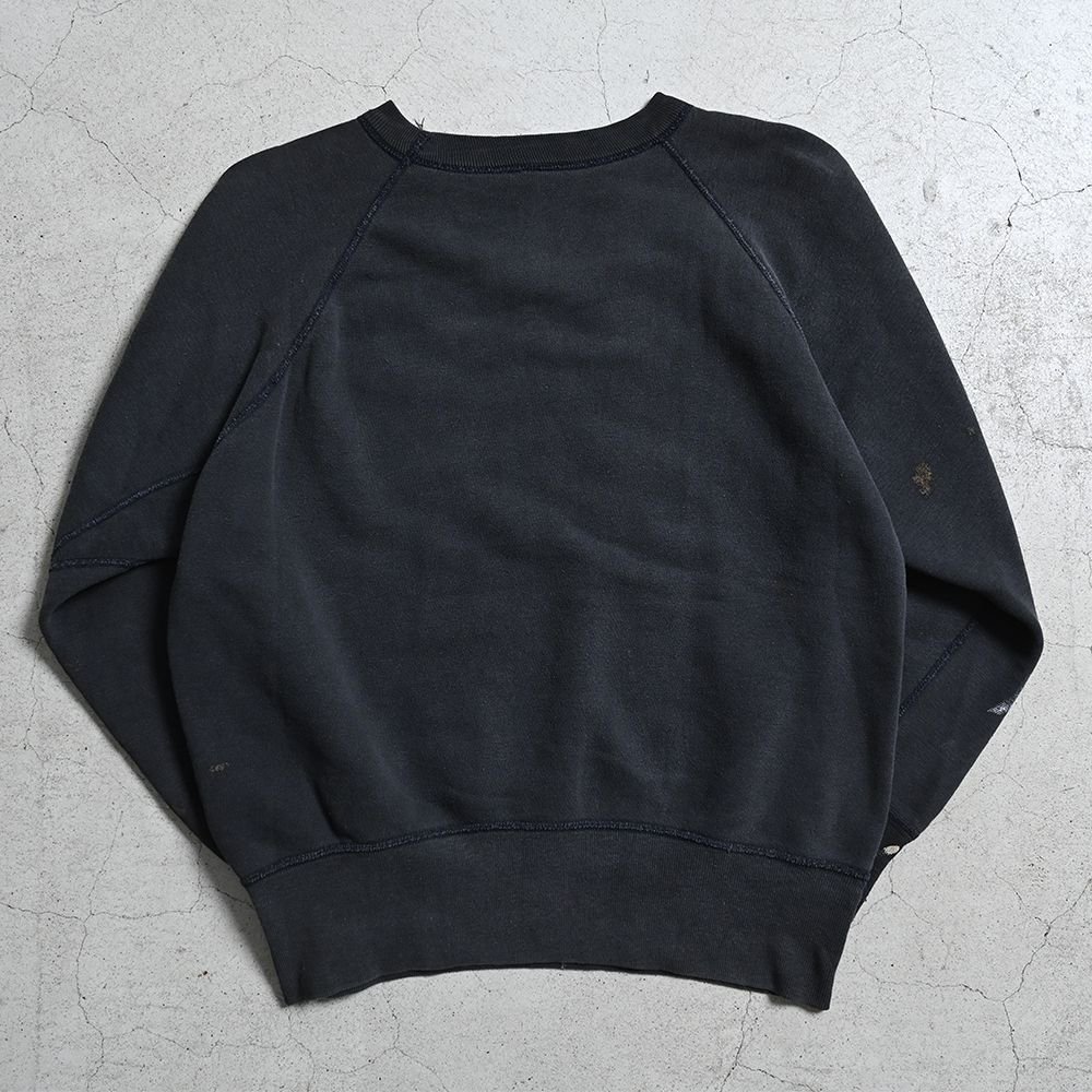 OLD BLACK BODY FLOCK PRINT SWEAT SHIRT - 古着屋 ｜ mushroom ...