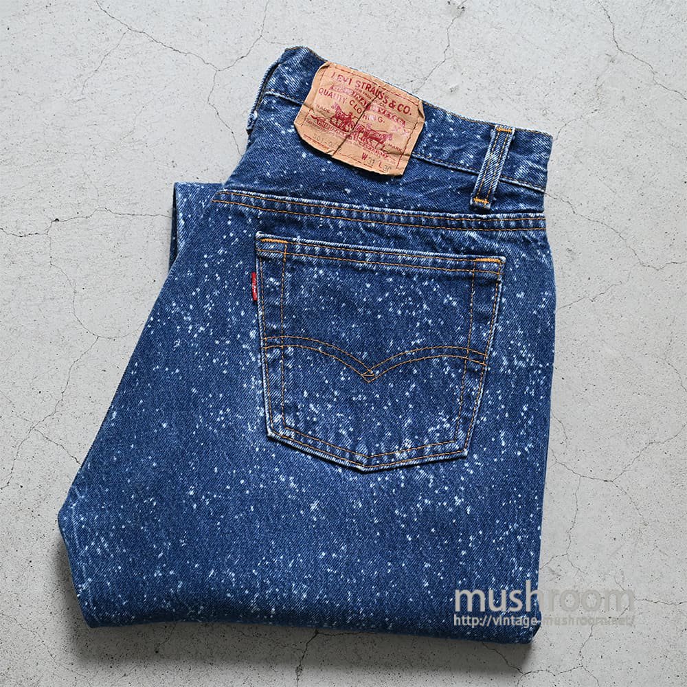 LEVI'S 501-0129 GALACTIC WASHED JEANS（'88/W31L30/GOOD CONDITION） - 古着屋 ｜  mushroom(マッシュルーム) ヴィンテージクロージングストア