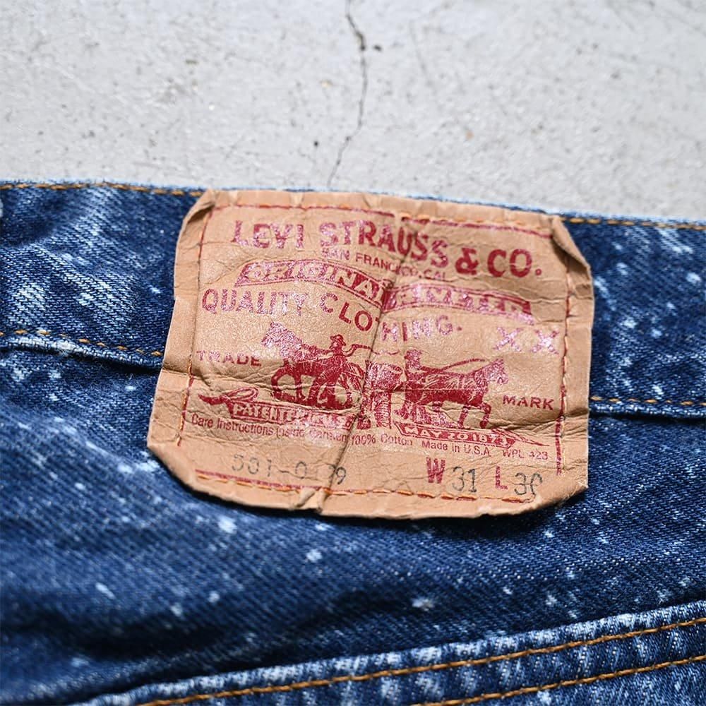 LEVI'S 501-0129 GALACTIC WASHED JEANS（'88/W31L30/GOOD