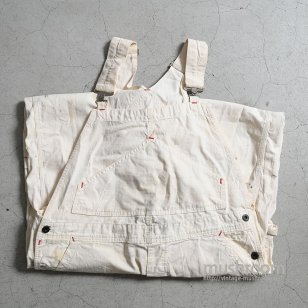 BLACK BEAR COTTON OVERALL WITH PAINT1940'S/MOUNTAIN POCKET
