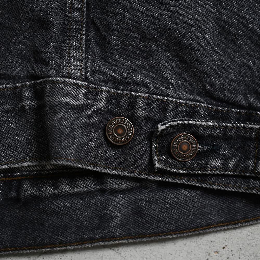 LEVI'S 70506-0259 BLACK DENIM JACKET(SZ 46R/GOOD CONDITION LEVI'S 70506-0259 BLACK DENIM JACKET(SZ 46R/GOOD CONDITION