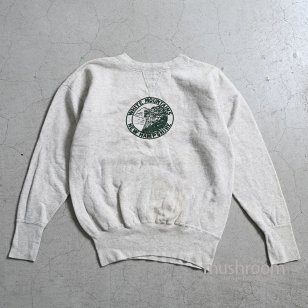 OLD S/V WATER PRINT SWEAT SHIRT1950'S/ALMOST DEADSTOCK