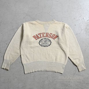 OLD S/V TWO-TONE COLLEGE PRINT SWEAT SHIRTGOOD CONDITION