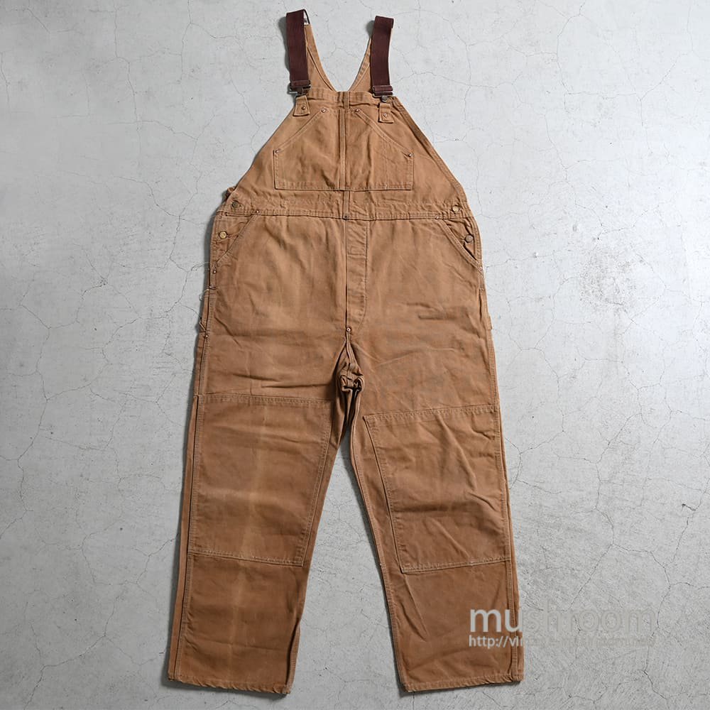 CARHARTT BROWN DUCK OVERALL（GOOD CONDITION） - 古着屋 ｜ mushroom(マッシュルーム)　 ヴィンテージクロージングストア