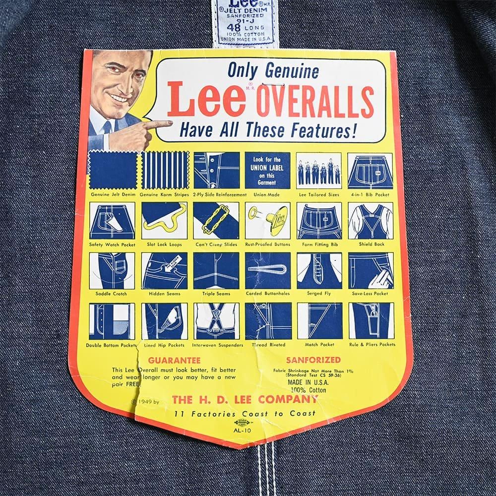 Lee 91-J DENIM COVERALL（DEADSTOCK/SZ 48 LONG） - 古着屋