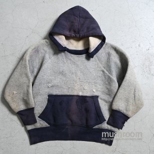OLD TWO-TONE W/F AFTER HOODY SWEAT SHIRT 