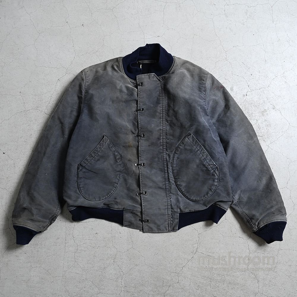 WW2 U.S.NAVY BLUE DECK JACKET（GOOD FADE） - 古着屋 ｜ mushroom 