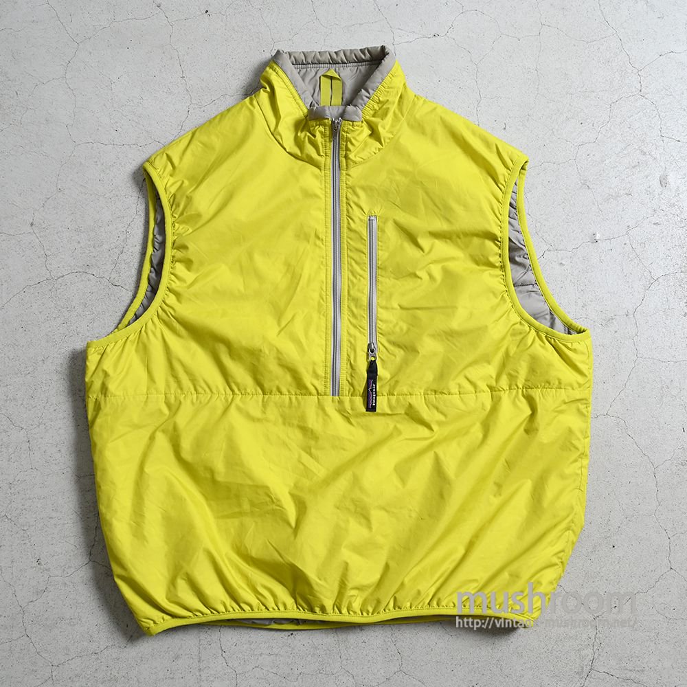 PATAGONIA PUFFBALL VEST（'01/YELLOW/LARGE） - 古着屋 ｜ mushroom