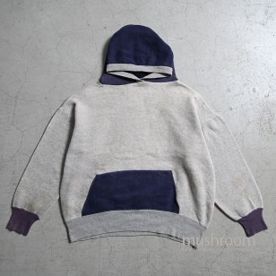 OLD GRYNVY TWO-TONE SWEAT HOODY1950'S/GOOD CONDITION