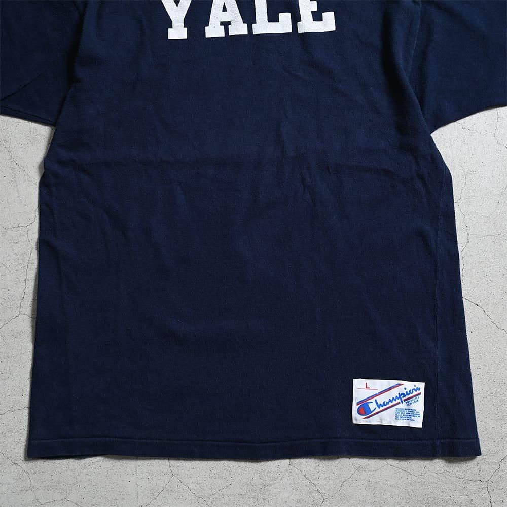 CHAMPION ”YALE” FOOTBALL T-SHIRT（80'S/LARGE/GOOD CONDITION
