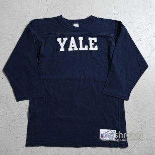 CHAMPION YALE FOOTBALL T-SHIRT80'S/LARGE/GOOD CONDITION