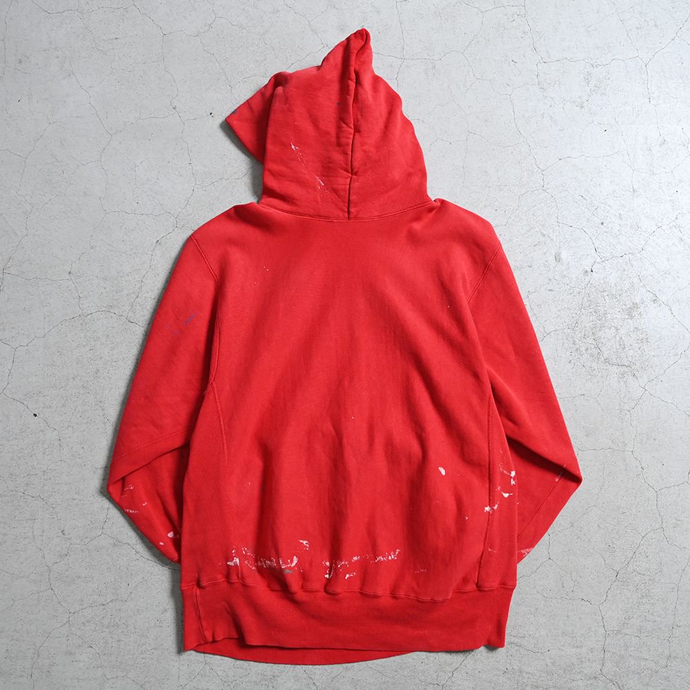 CHAMPION × LANDS' END REVERSE WEAVE HOODY WITH PAINT（1980'S/LARGE 