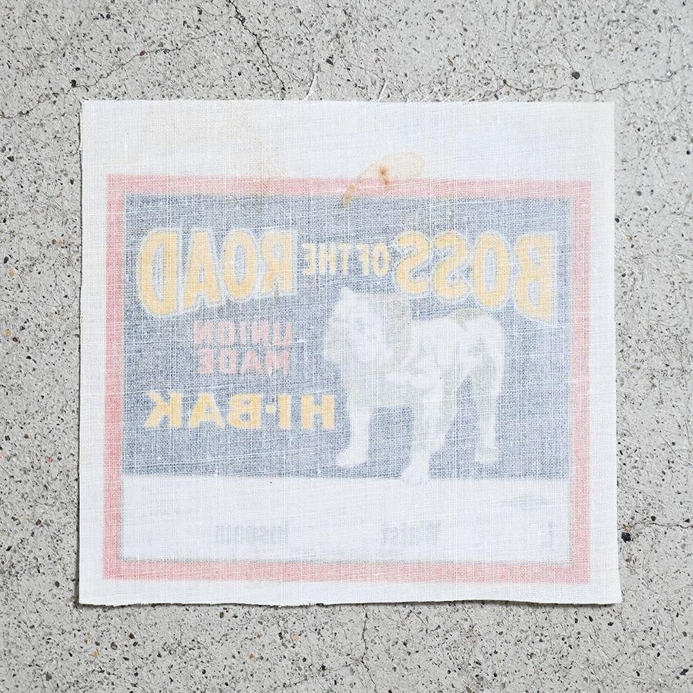 BOSS OF THE ROAD PATCH（1920's-30's/FOR HI-BAK） - 古着屋