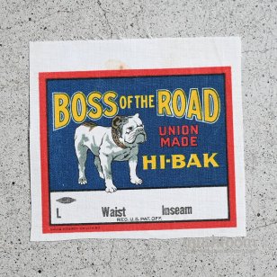 BOSS OF THE ROAD PATCH1920's-30's/FOR HI-BAK