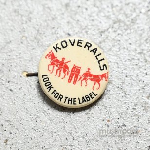 LEVI'S KOVERALLS ADVERTISING PIN BADGE1910'S/GOOD CONDITION