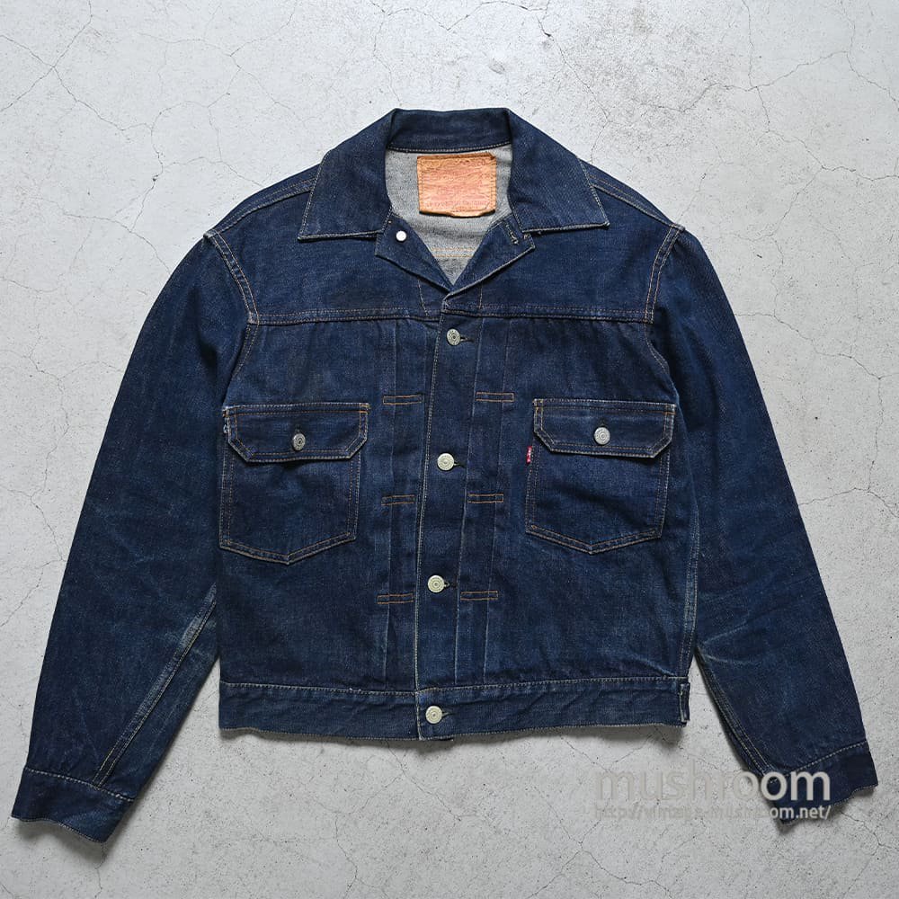 LEVI'S 507XX DENIM JACKET WITH LEATHER PATCHDARK COLOR