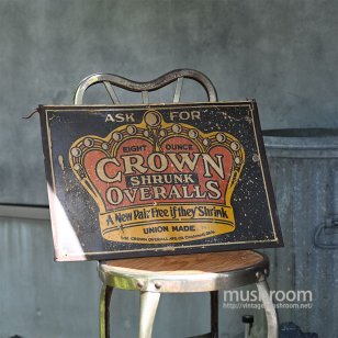 CROWN ADVERTISING SIGN BOARD1950'S
