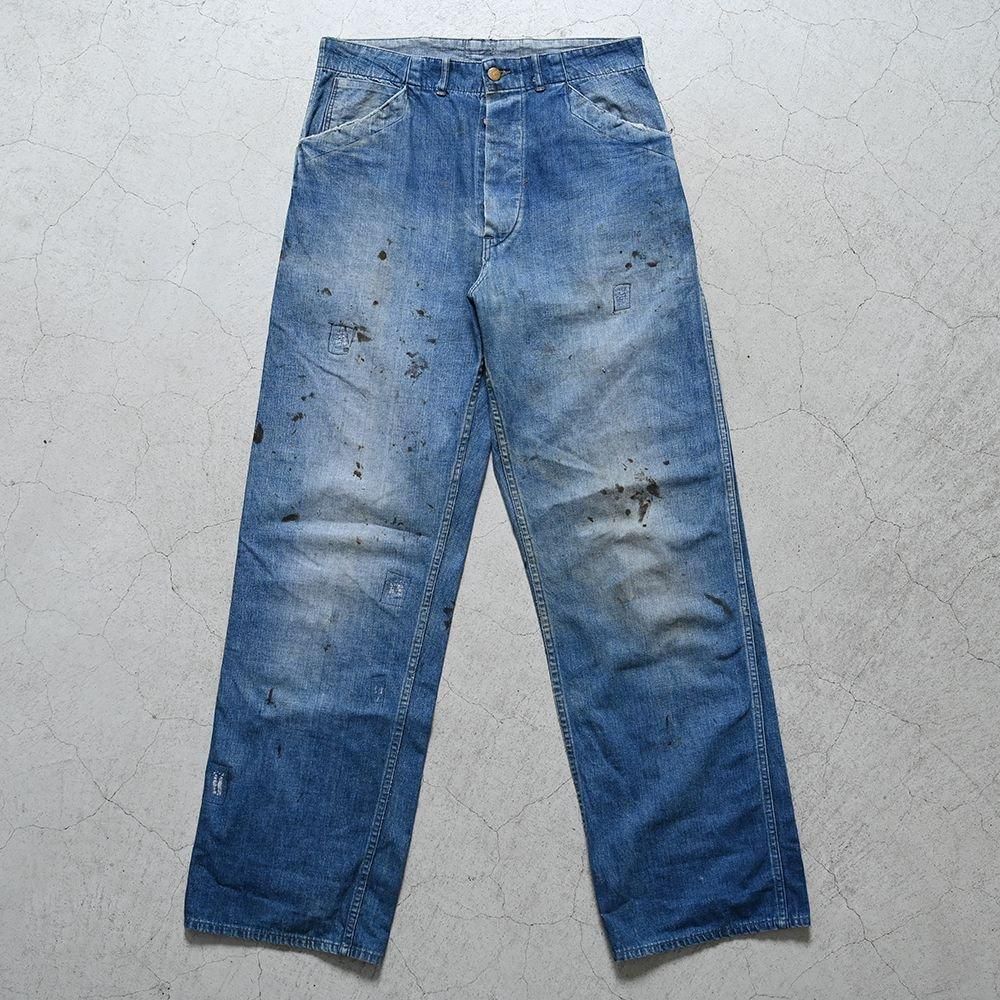FINCK'S DENIM PAINTER PANTS(1940'S) - 古着屋 | mushroom FINCK'S DENIM PAINTER PANTS(1940'S) - 古着屋 | mushroom