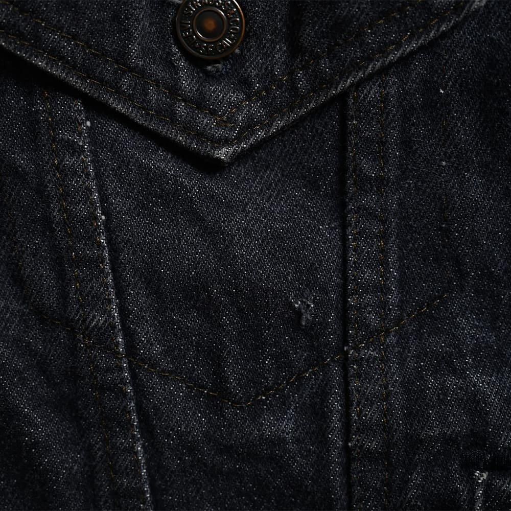 そ*ー様 Levis リーバイス 80s 70411 9418 ブラック トラッ LEVI'S 70411-9418 BLACK DENIM JACKET WITH BLUE FLANNEL