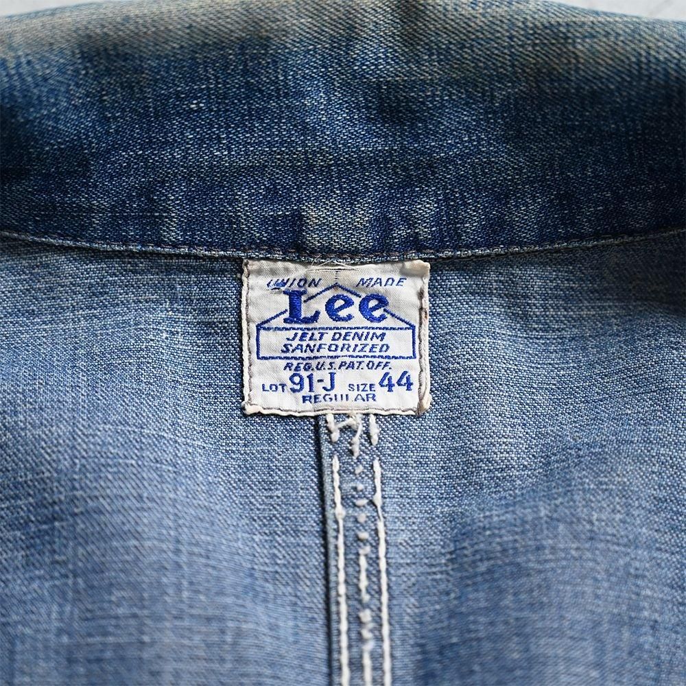 Lee 91-J DENIM COVERALL(1940'S/GOOD CONDITION/SZ 44 Lee 91-J DENIM COVERALL(1940'S/GOOD CONDITION/SZ 44