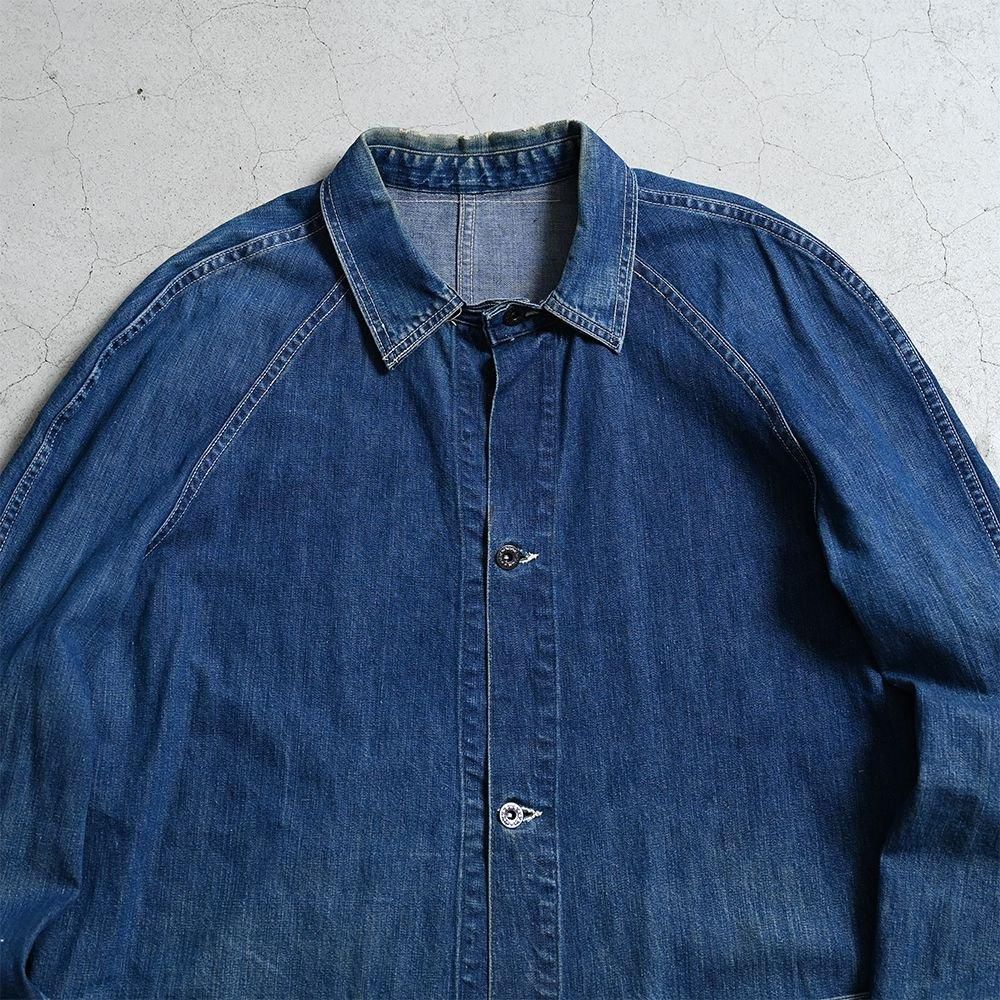 WW2 PAYDAY DENIM COVERALL（BIG SIZE/GOOD CONDITION） - 古着