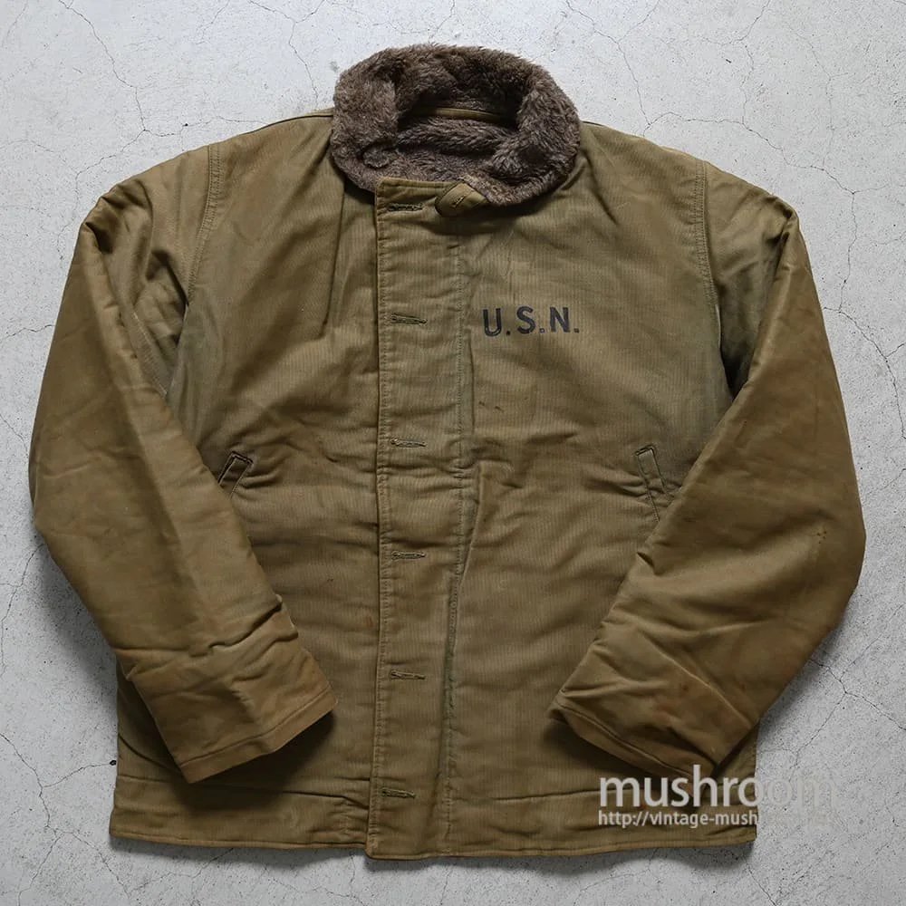 WW2 U.S.NAVY N-1 DECK JACKET（ALMOST DEADSTOCK） - 古着屋 ｜ mushroom(マッシュルーム ...