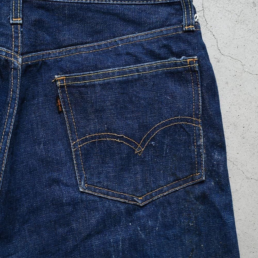 LEVI'S 606 BIGE SUPER SLIM JEANS（BLACK TAB/DARK COLOR