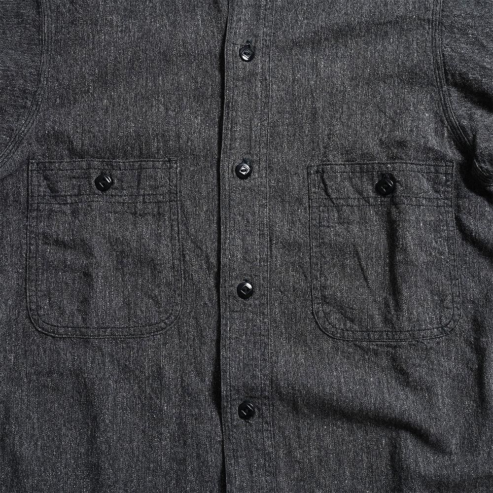 BIG YANK BLACK CHAMBRAY WORK SHIRT(1950'S/MINT CONDITION BIG YANK BLACK CHAMBRAY WORK SHIRT(1950'S/MINT CONDITION