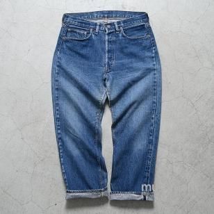 LEVI'S 501 66S/S JEANS'75/GOOD SIZE & GOOD INDIGO