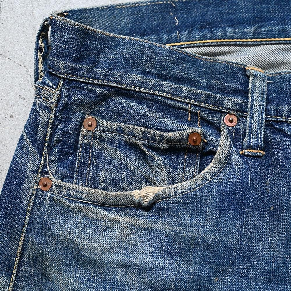 LEVI'S 501ZXX JEANS（1950'S/NICE HAND REPAIR） - 古着屋