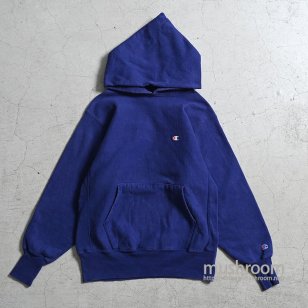 CHAMPION PLAIN REVERSE WEAVE HOODY1990's/LARGE/VERY GOOD CONDITION
