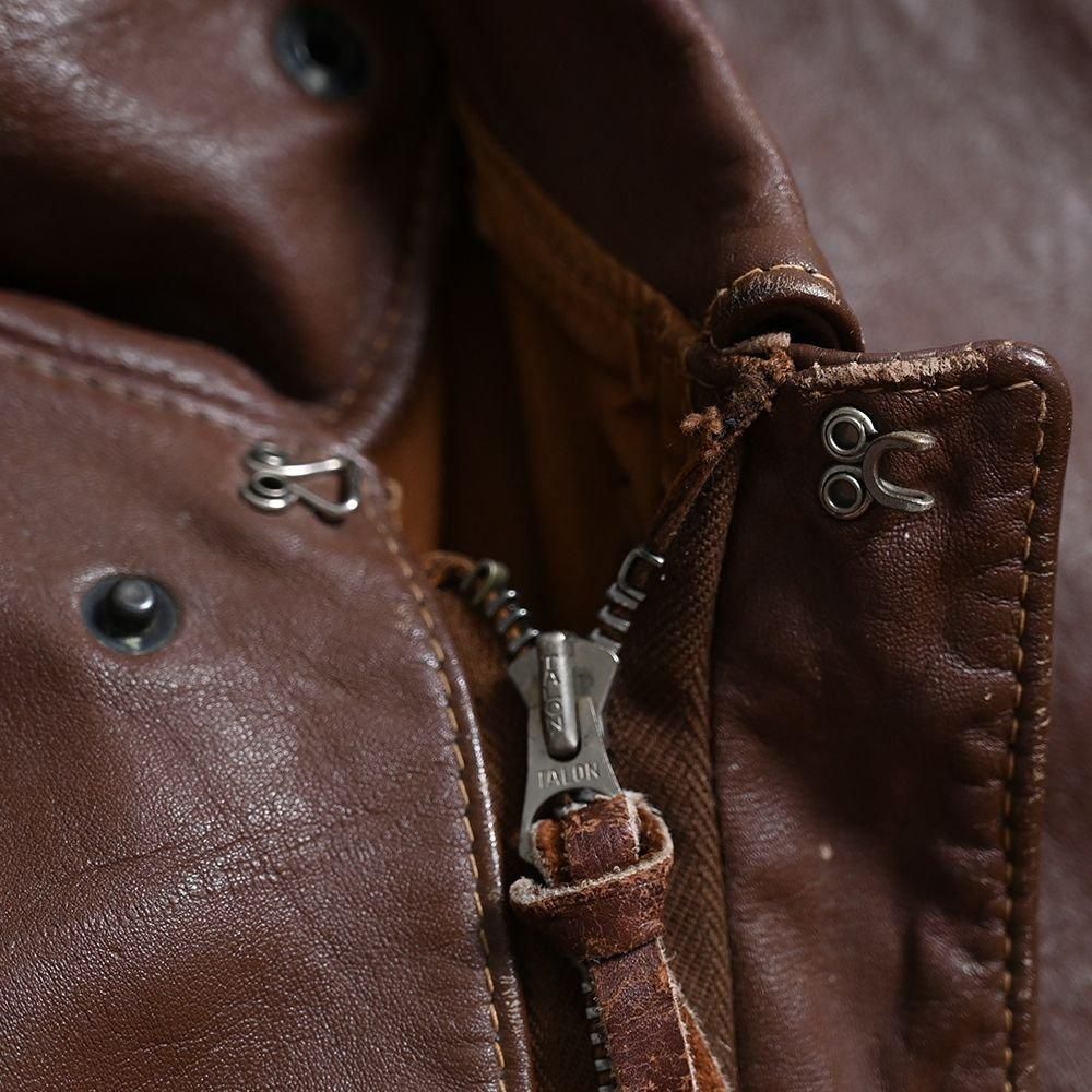 USAAF A-2 LEATHER FLIGHT JACKET WITH SQUADRON PATCH（'43/by