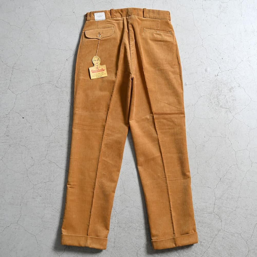 DUXBAK CORDUROY WORK TROUSERS（W34L32/DEADSTOCK） - 古着屋