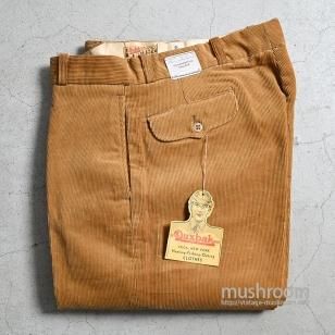 DUXBAK CORDUROY WORK TROUSERSW34L32/DEADSTOCK