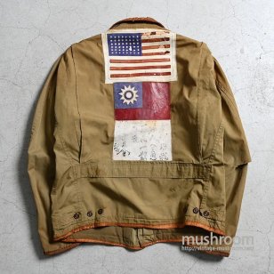 U.S.ARMY M-41 FIELD JACKET WITH SQUADRON PATCH & BLOODCHITUNUSUAL DETAIL