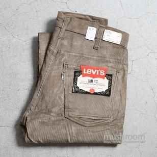 LEVI'S 518-1736 BIGE SLIM FITS CORDUROY PANTSW30L30/DEADSTOCK