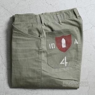 USMC P-41 HBT TROUSERS WITH PAINTGOOD CONDITION