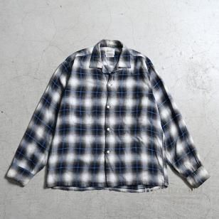 TOWNCRAFT SHADOW PLAID RAYON BOX SHIRTMEDIUM/GOOD CONDITION