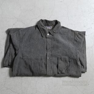 DUBBLEWARE BLACK COVERT SHOP COAT1940'S/GOOD CONDITION
