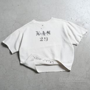 WW2 U.S.NAVY S/V CUT-OFF SWEAT SHIRT WITH STENCILSZ 44
