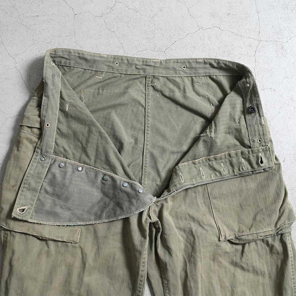 WW2 USMC P-44 HBT TROUSERS（MODIFIED） - 古着屋 ｜ mushroom