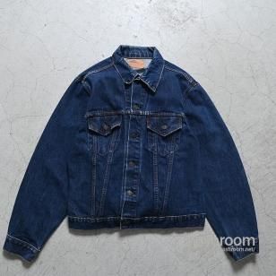 LEVI'S 70505-0217 BIGE DENIM JACKETSZ 46/GOOD CONDITION