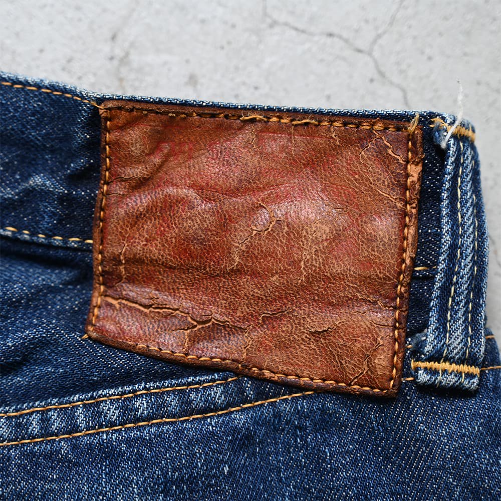 LEVI'S 501ZXX JEANS WITH LEATHER PATCH（1950'S/GOOD CONDOTION 