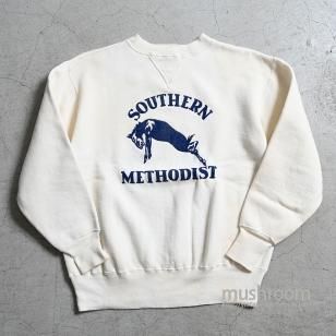 CHAMPION W/V FLOCK PRINT SWEAT SHIRT1940'S/SZ 40/MINT CONDITION